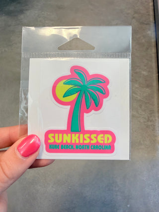 Sunkissed Kure Beach Medium Sticker