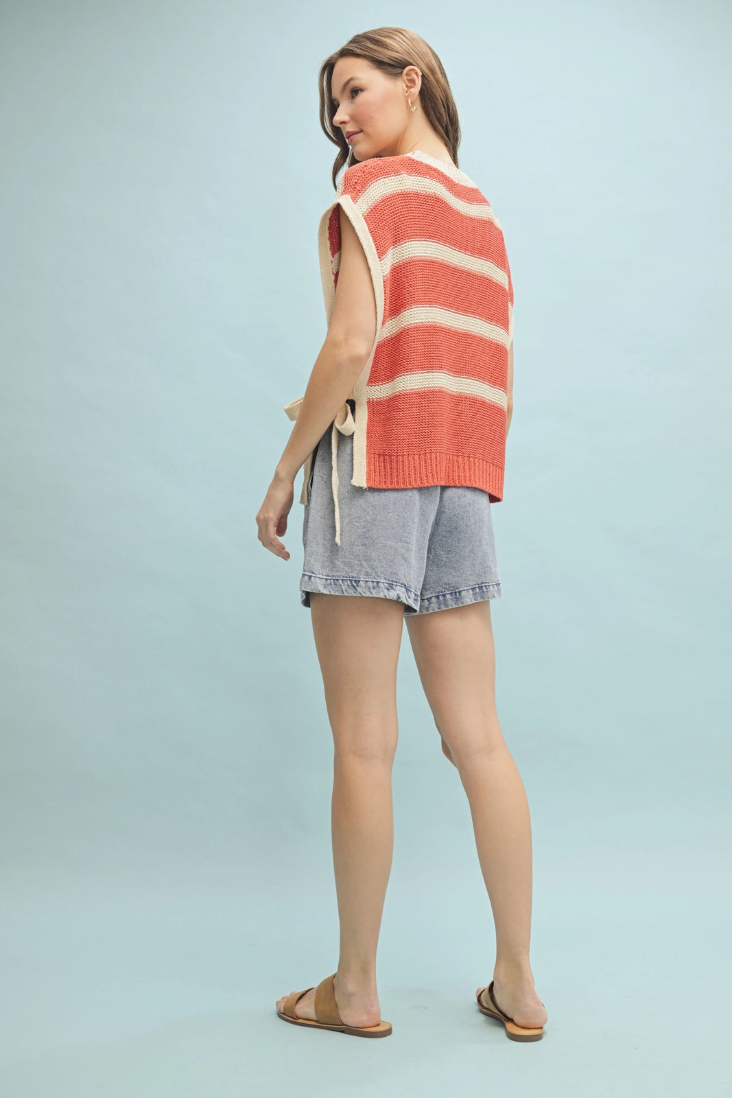 Sweater Vest & Side Tie Straps