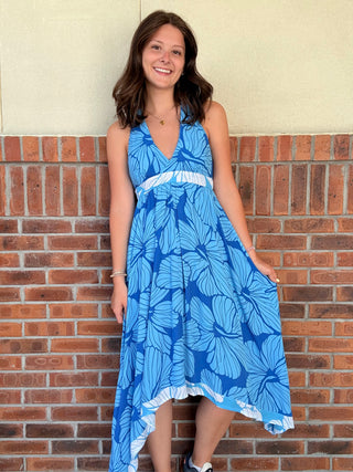 Deep Blue Hib Daphne Dress