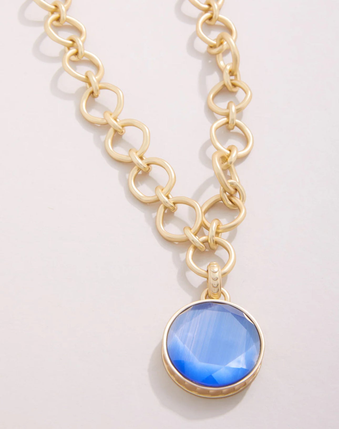 Spartina Naia Chunky Necklace 20" Optic Blue