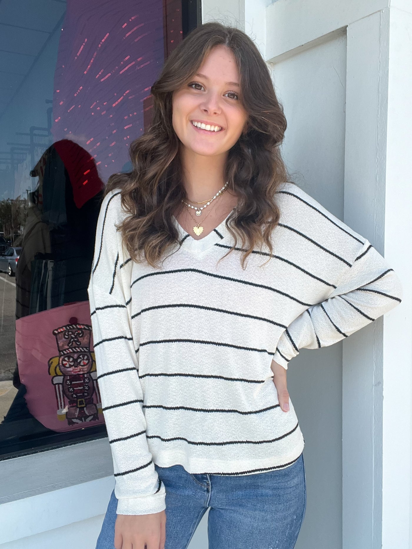 Savannah Stripe Top