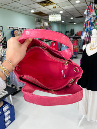 Candie Double Handle Crossbody Satchel