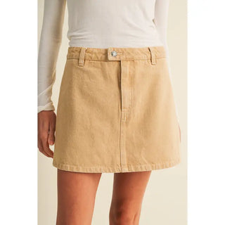 A-Line Denim Skort