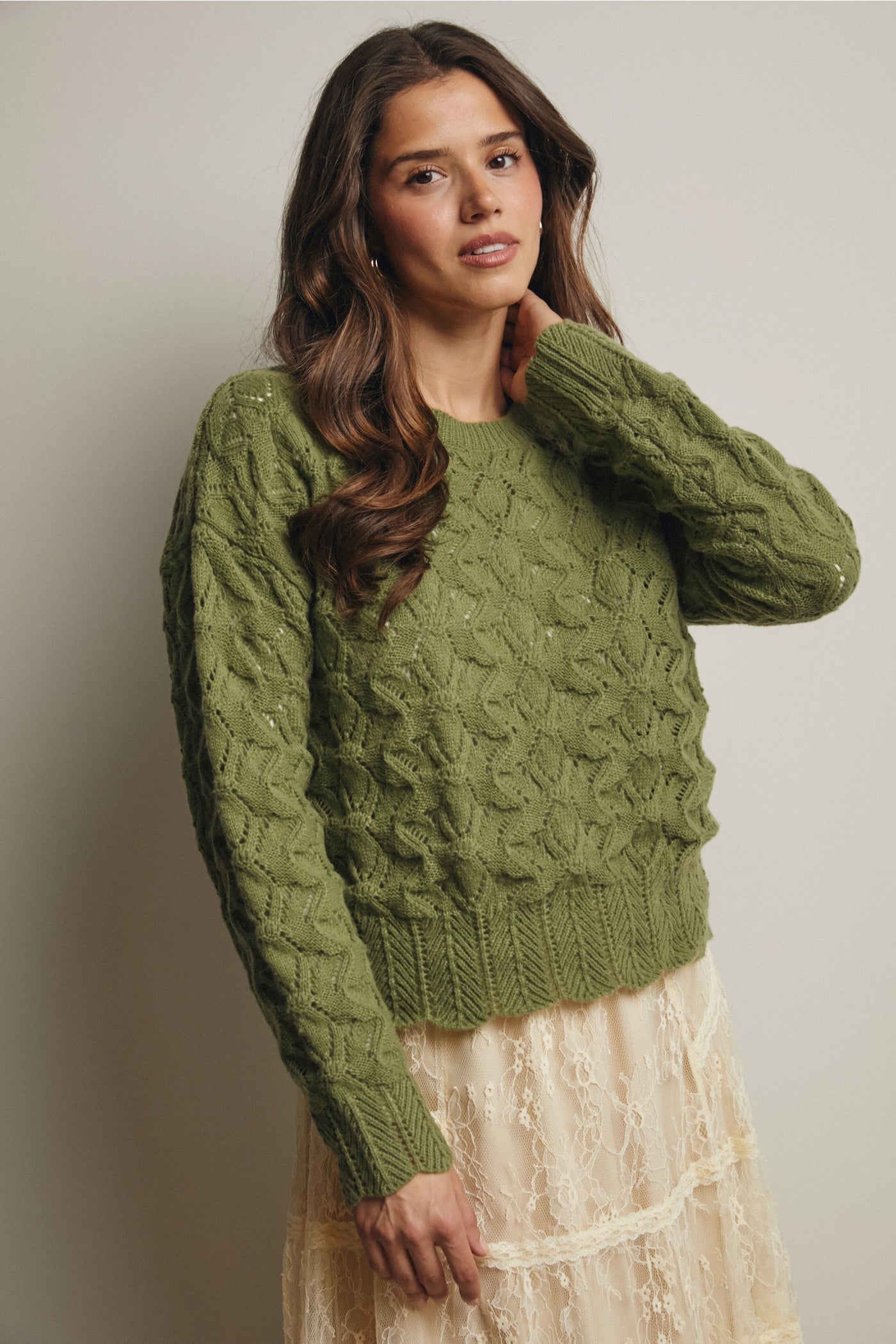 Piper Pointelle Sweater