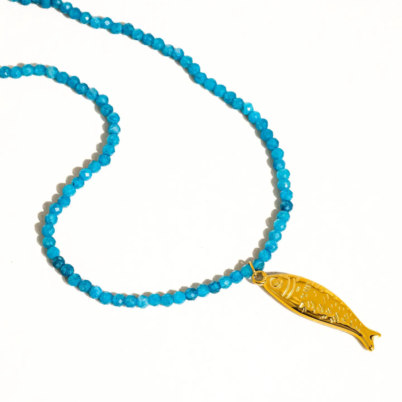 Sasha Fish Beaded Necklace