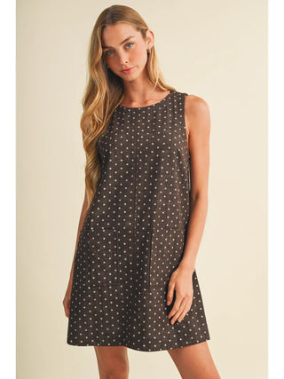 Patch Pocket Mod Polka Dot Dress