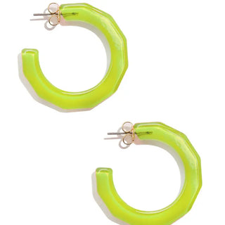 Zenzii Small Textured Hoop Earring