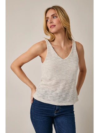 Sleeveless Sweater Tank