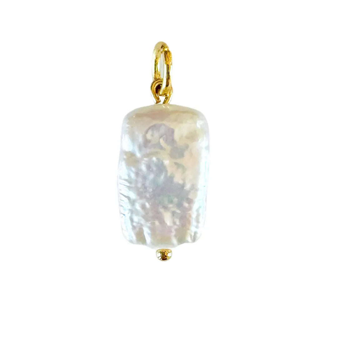 Square Pearl Charm