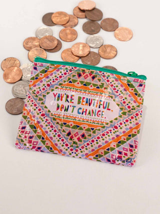 Blue Q Recycled Coin Purse