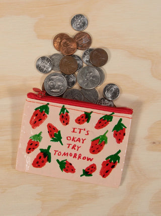 Blue Q Recycled Coin Purse