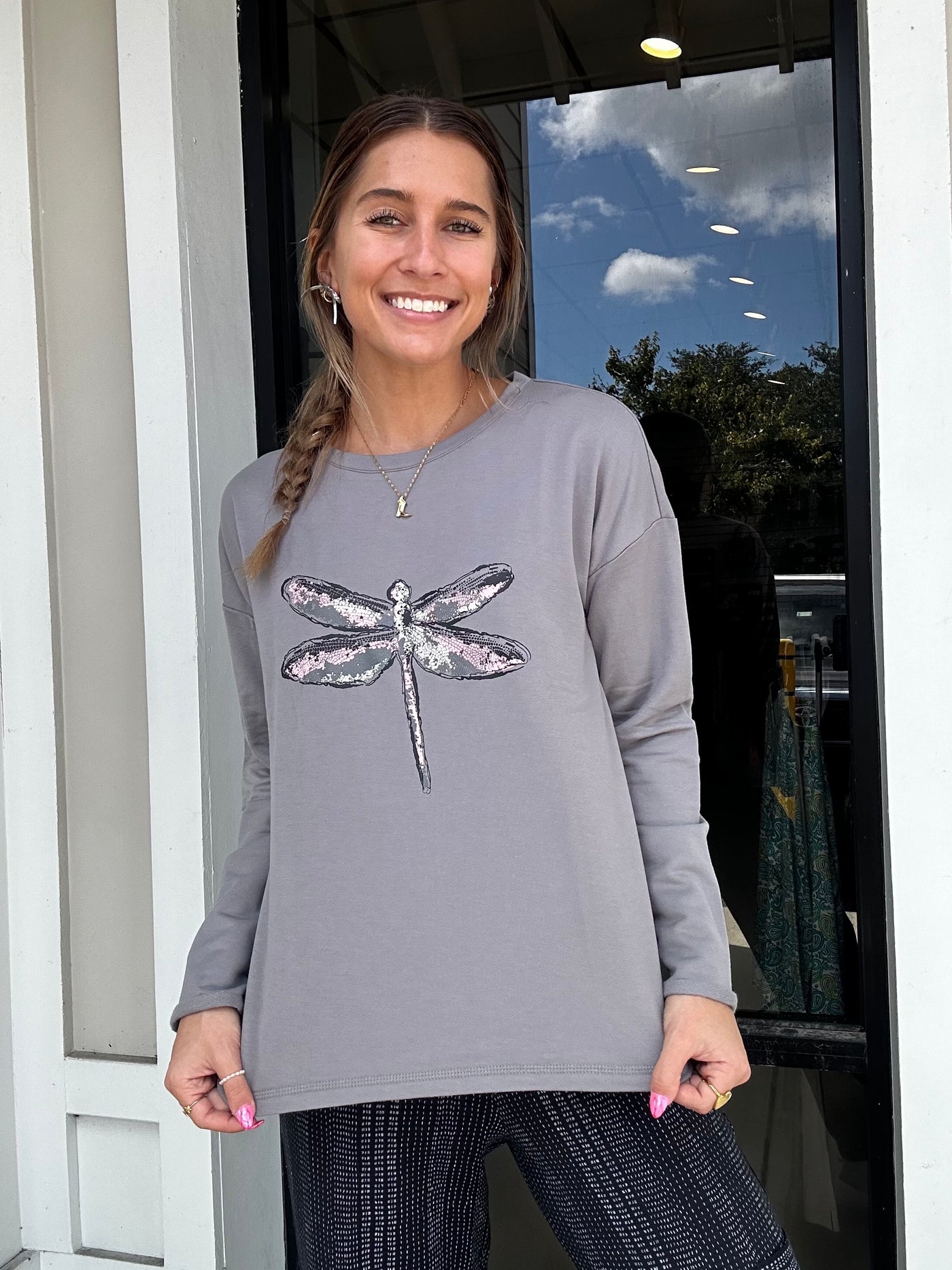 Dragonfly Fleece Pullover by Habitat