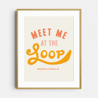 Wrightsville Beach, NC Loop Art Print
