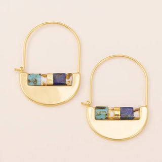 Good Karma Miyuki Crescent Hoop