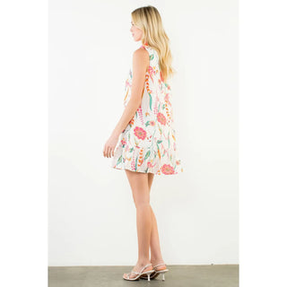 Free & Floral Pattern Dress
