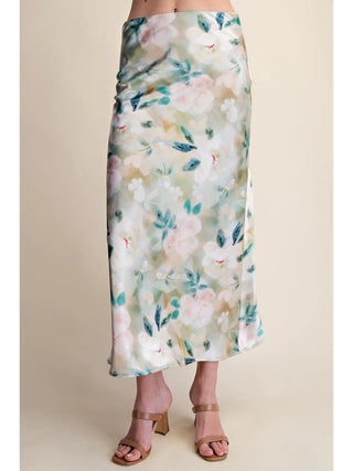 Solstice Floral Midi Skirt