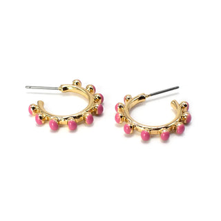 Mini Enamel Colorful Earrings