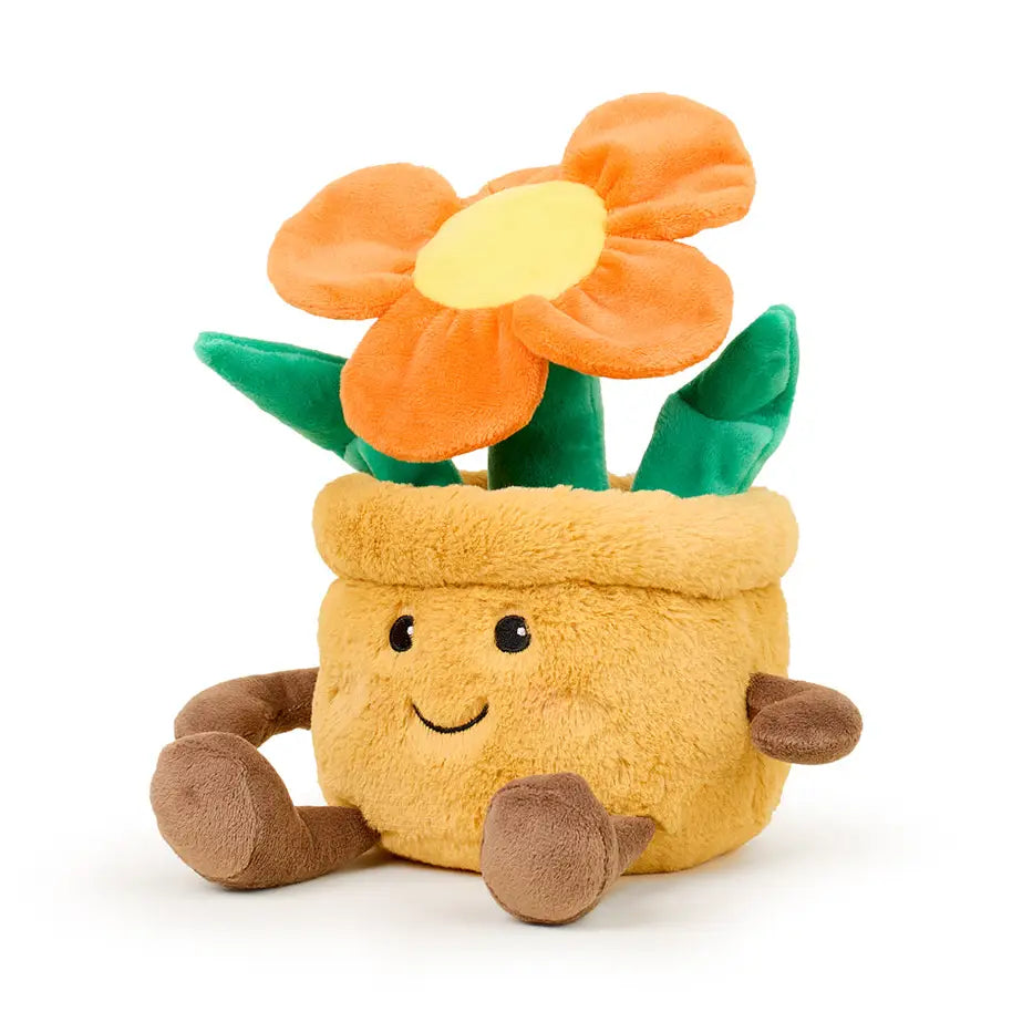 Orange Flower Pot Warmies