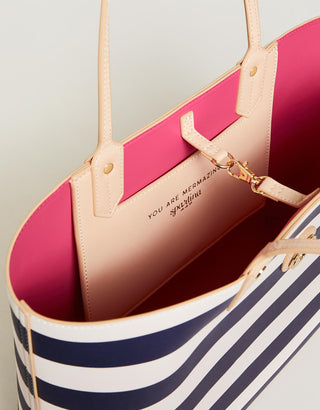 Spartina Tote Bag Navy Stripe