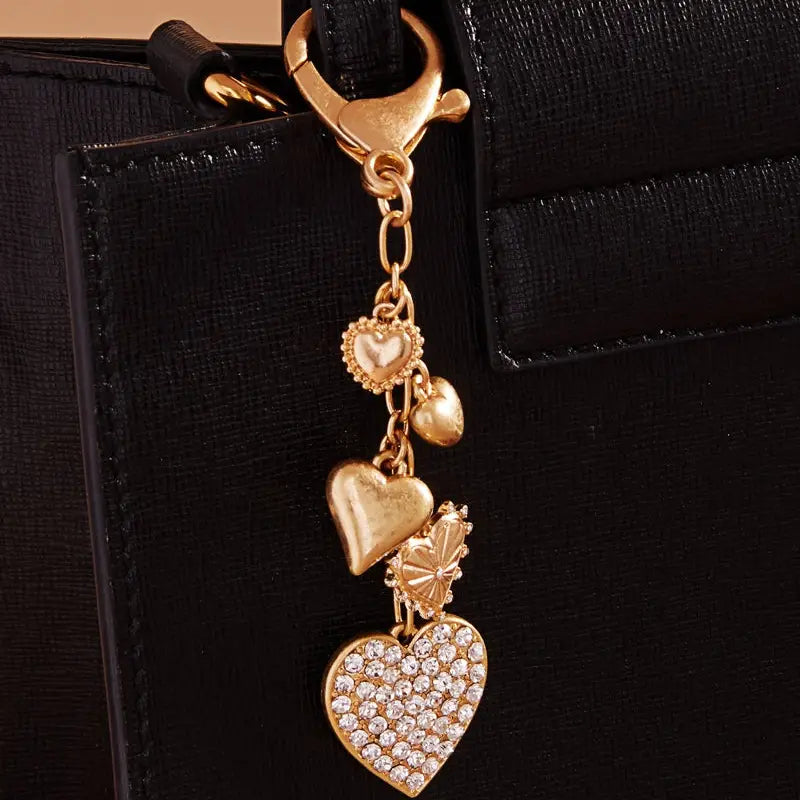 Paved Heart Multi Bag Charm