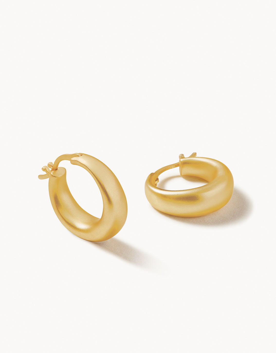 Spartina Mod Ballon Hoop Earrings Gold