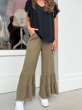 Umgee Wonder Wide Leg Pants