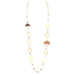 Mix Media Long Necklace