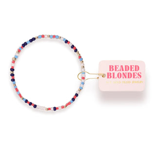 Beaded Blondes Bomb Pop Sprinkle Bracelet