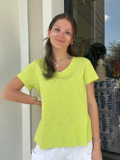 Escape by Habitat Cotton Slub V-Neck Tee