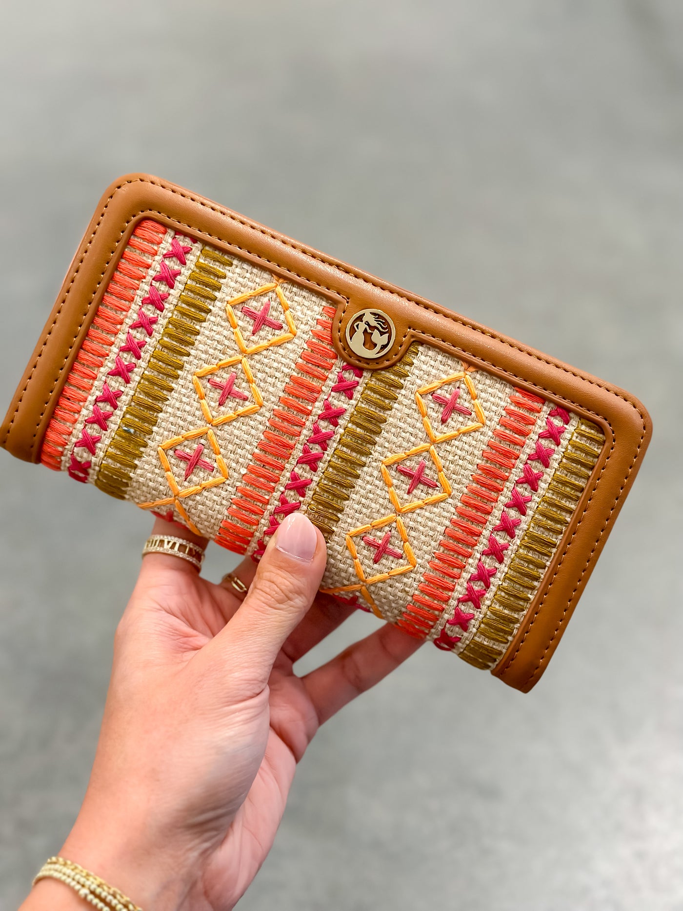 Spartina Snap Wallet Callawassie Pineapple