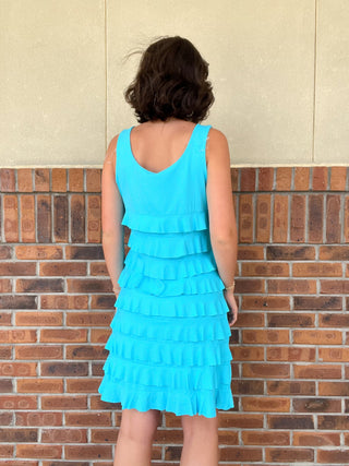 LuLu B Turquoise Dreams Cha Cha Dress