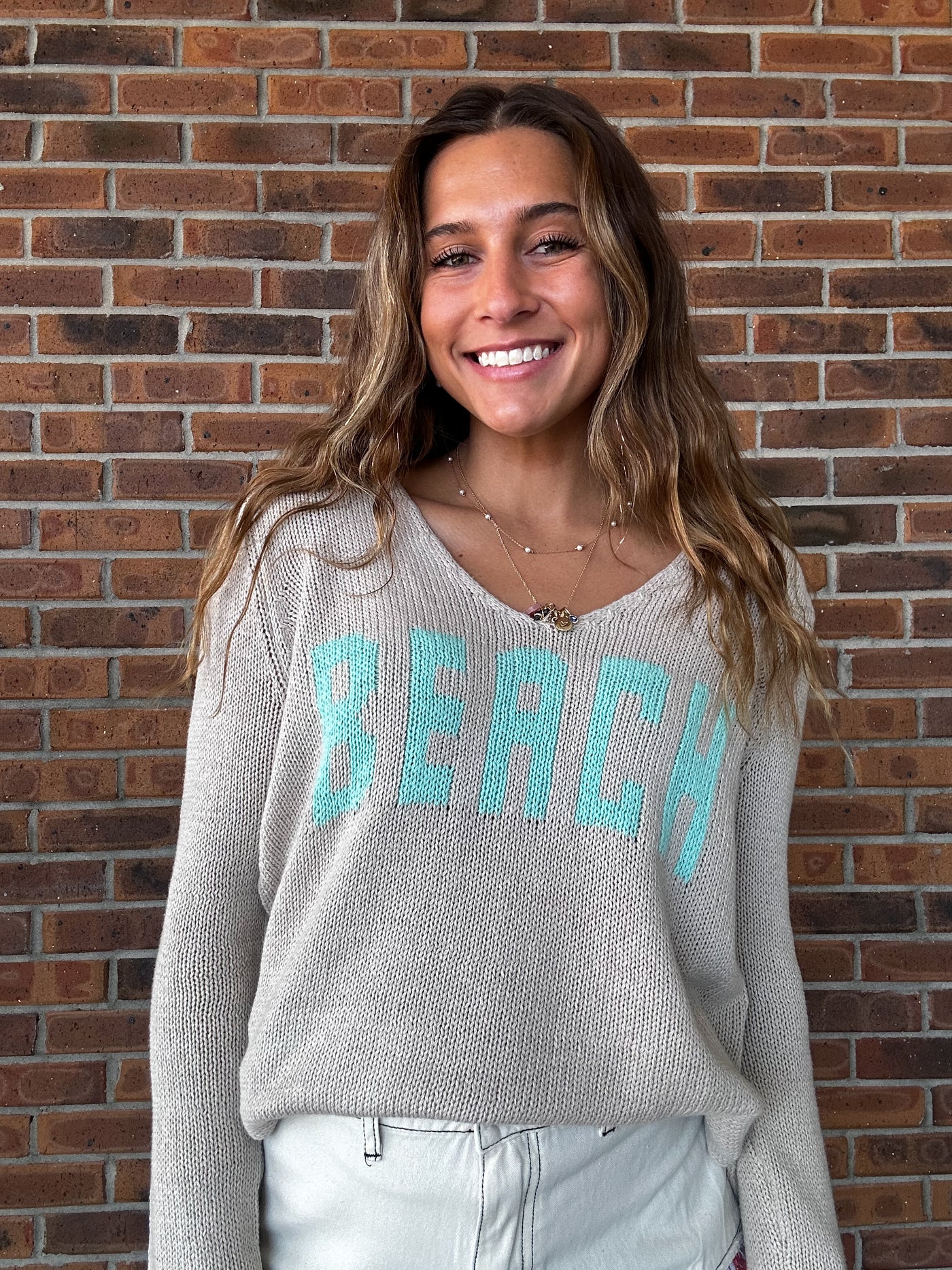 Beach Babe Lightweight Knit Sweater