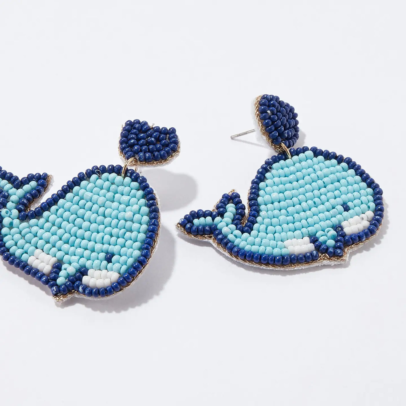 Whale-y Cute Beaded Earrings