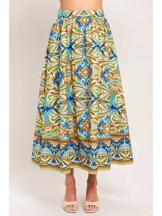 Woven Full Skirt