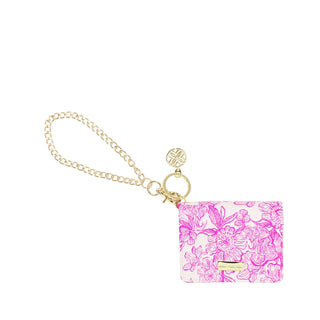 Lilly Pulitzer Snap Card Case, Unforgettable Pink