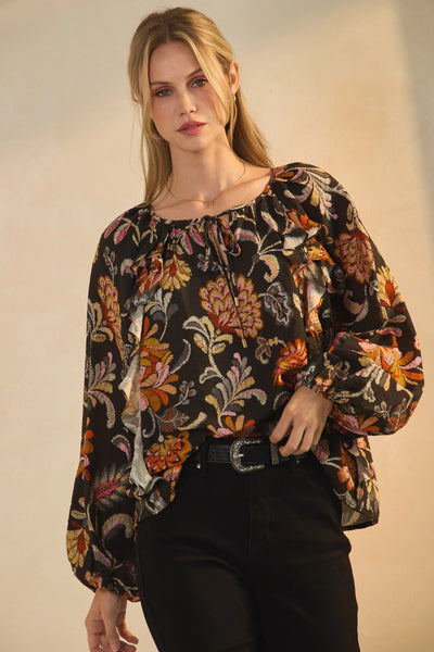 Floral Long Sleeve Blouse