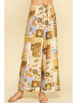Patchwork Floral Pant