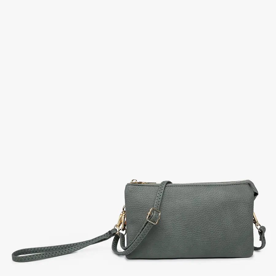 Riley 3 Compartment Wristlet/Crossbody