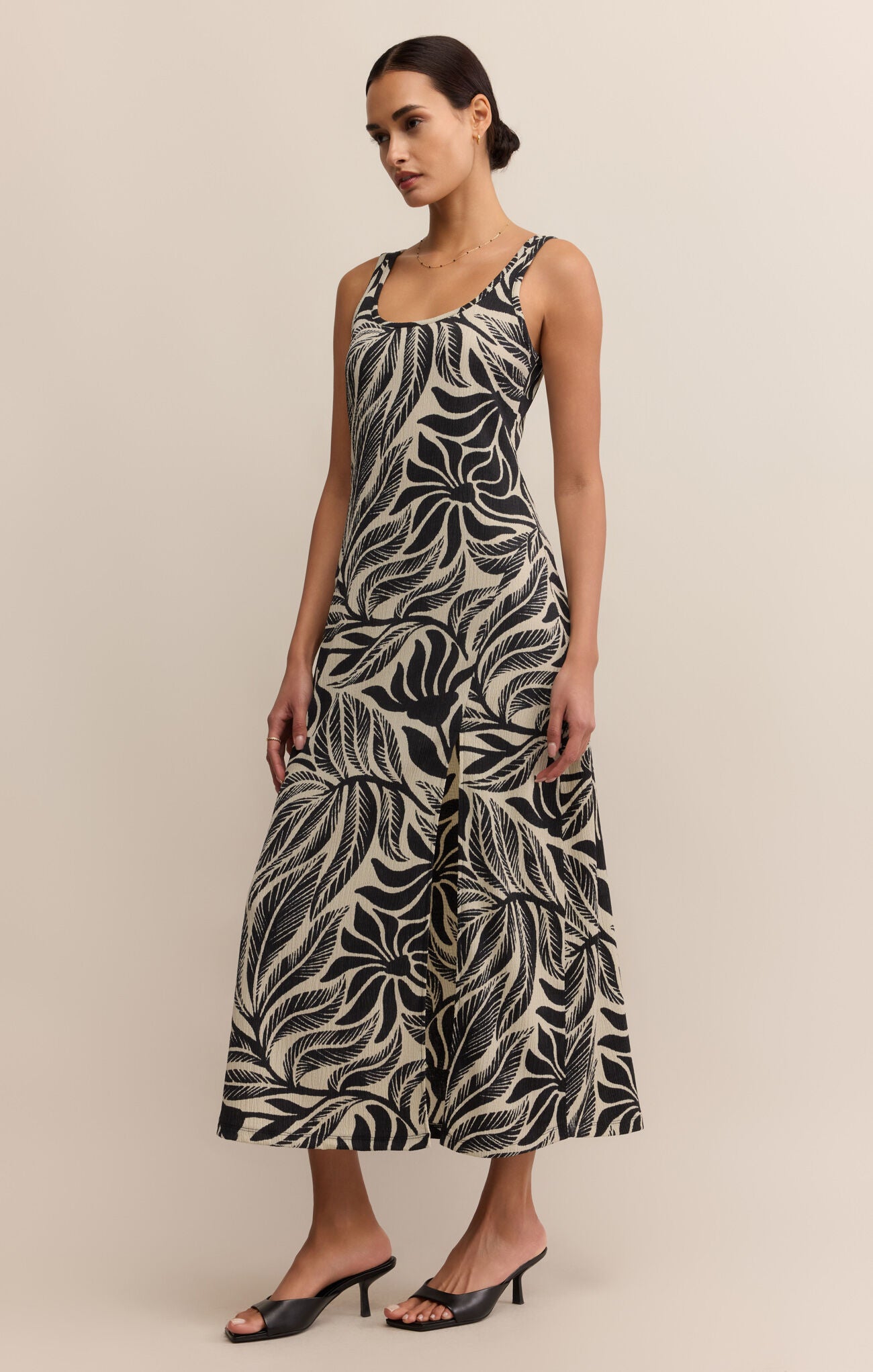 Z Supply Polanco Isla Leaf Midi Dress