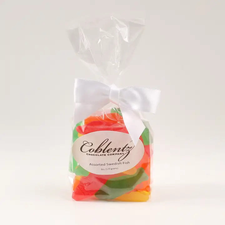 Swedish Fish, Assorted Colors Bag with Bow