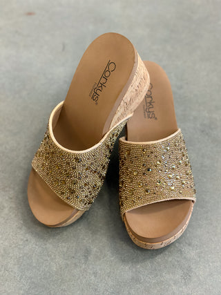 Corky’s Sunlight Wedge Sandal