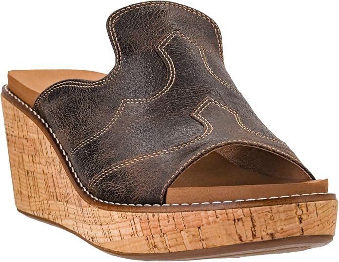 Corky's Neon Moon Sandals - Espresso Crinkle