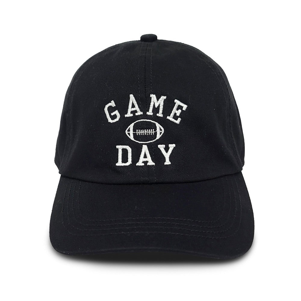 Game Day Football Embroidered Baseball Cap