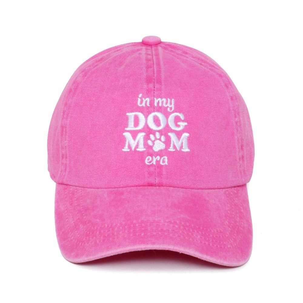 Embroidered 'in my Dog Mom Era' Baseball Cap