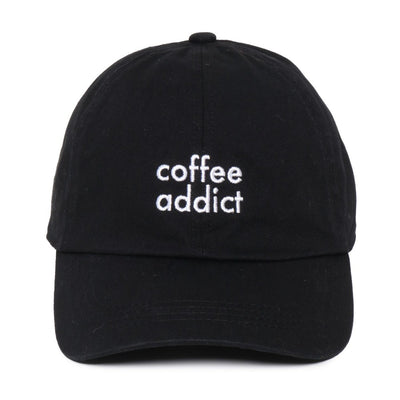 'coffee addict' Embroidered Baseball Cap