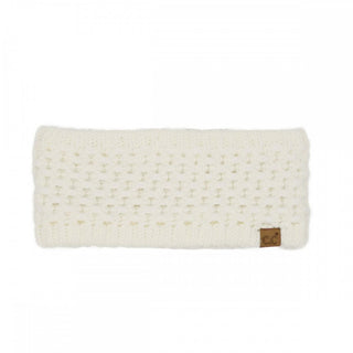 Cross Cell Stitch Knit Head Wrap