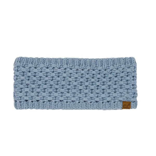Cross Cell Stitch Knit Head Wrap