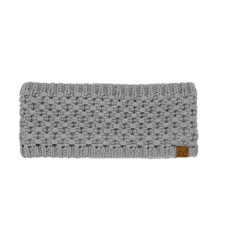 Cross Cell Stitch Knit Head Wrap