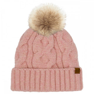 Cable Cuff Beanie