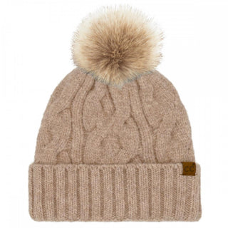 Cable Cuff Beanie